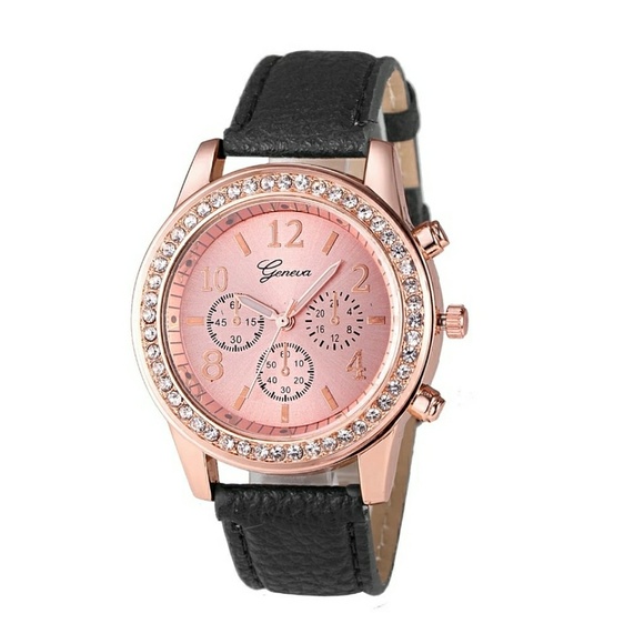 Accessories - Women Watches Quartz Watch Geneva Rhinestone Cryst